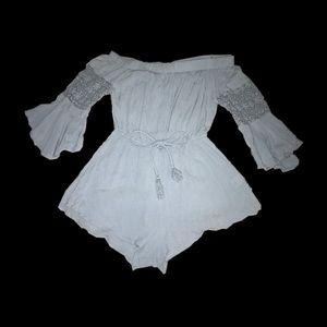 Off the shoulder romper